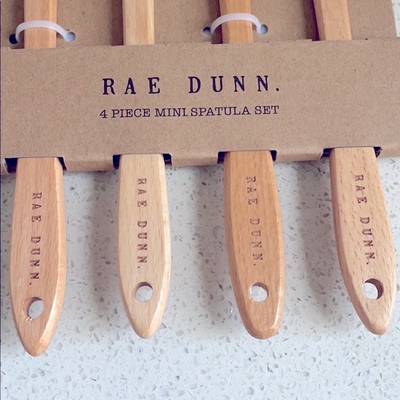 ❗️4PC RAE DUNN MINI SPATULA SET EASTER BUNNY MODERN FARMHOUSE SPRING - Picture 3 of 6